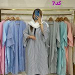 مانتو بغل بند دار بلند کد 0177