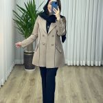 مانتو کتی مغزی دوزی کد 2060