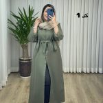 مانتو بلند کنفی کد 2084