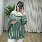 شومیز مانتویی پِری کد 2114