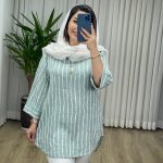 شومیز مانتویی کد 2117