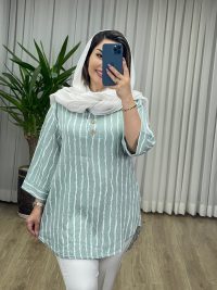شومیز مانتویی کد 2117