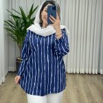 شومیز مانتویی پری کد 2123