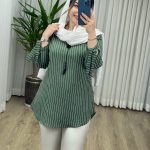 شومیز آستین گره ای کد 2127