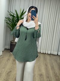 شومیز آستین گره ای کد 2127