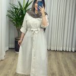مانتو بلند کتیبه کد 2139
