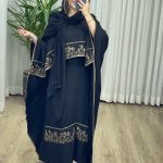 ست دامن و رویه مزونی سوزن دوزی کد 2157