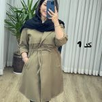 مانتو کتان دانشجویی کد 2182