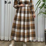 کفتان پشمی چهارخونه کد 2236