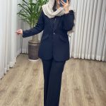 کت مروارید دوزی کد 2258