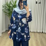 مانتو شومیزی لینن کانزا کد 2288