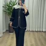 کت مروارید دوزی کد 2302
