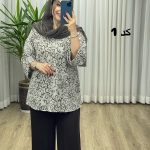 شومیز مانتویی لینن کد 2318