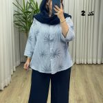 شومیز مانتویی کد 2322