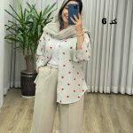 شومیز مانتویی پفکی کد 2346