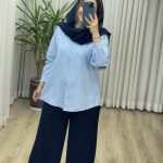 شومیز مانتویی سیلک کد 2347