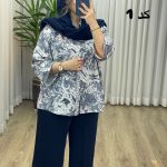 شومیز مانتویی شانتون کد 2325