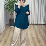 شومیز مانتویی نخی کد 2349