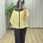 شومیز مانتویی لینن زارا کد 2358