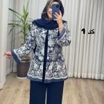 کت مخمل سوزن دوزی کد 2370
