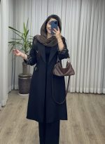مانتو بلند کتی کد 2371 - تصویر 2