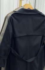 بارانی بلند آستر دار 6 دکمه کد 2374 - تصویر 7