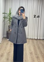 پالتو فوتر کج راه کد 2382 - تصویر 3